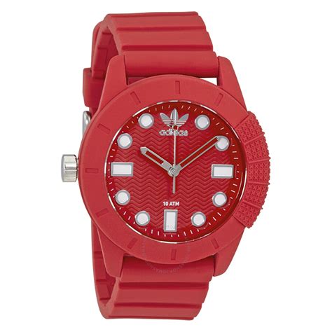 adidas original red watch|adidas watches for sale.